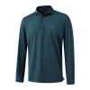 Long Sleeve Polo Shirts for Men Casual Stylish Dry Fit Performance Striped Collared Golf Polo Shirts for Men view 1