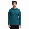 Long Sleeve Polo Shirts for Men Casual Stylish Dry Fit Performance Striped Collared Golf Polo Shirts for Men view 2