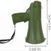 Megaphones Portable Megaphones 10 Watt Power Handheld Megaphone Built-in Siren Bullhorn Speaker Recording Outdoor Megaphone Speaker Clear Sound view 3