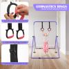 YEEGO DIRECT Gymnastics Bar with Rings,Gymnastics Bar for Kids Ages 3-10,Foldable Gymnastics Bar,Kids Gymnastics Bar Expandable for Home Training Kids Gifts for Grils Boys(Purple) view 4