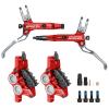 BUCKLOS IIIPRO E4 MTB 4 Pistons Mountain Bike Hydraulic Disc Brake Set Front 835mm and Rear 1550mm with Ceramic Brake Pad for Bicycle/E-Bike (Pre-Bled) view 1