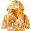 Happy Cherry Kid Boys Printed Windbreaker Jackets Toddler Long Sleeve Hooded Coat Zip Up Windbreaker Warm Waterproof Hoodie Jackets Outdoor Coat 4-5T view 1