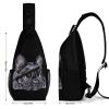 XSCQ French Bulldog Portrait Sling Bag Full Print Crossbody Backpack Shoulder Bag Lightweight One Strap Travel Hiking Daypack view 2