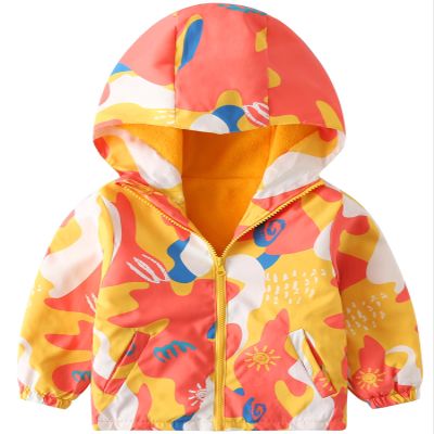 Happy Cherry Kid Children Lightweight Animal Printed Jacket Cute Cartoon Hooded Coat Windproof Casual Hoodie Jacket Outwear for Toddler Boy Girl 2-3T