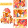 Happy Cherry Kid Children Lightweight Animal Printed Jacket Cute Cartoon Hooded Coat Windproof Casual Hoodie Jacket Outwear for Toddler Boy Girl 2-3T view 3