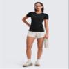 CRZ YOGA Seamless T-Shirt Hip Length Black Medium view 4