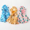 Happy Cherry Little Girl Autumn Jackets Hoodie Windbreaker Toddler Fleece Lined Lightweight Coat Long Sleeve Zip Up Printed Hooded Coat for Spring Fall 4-5T view 4