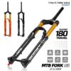 HIMALO Mountain Bike Suspension Fork 27.5 29 DH Air Fork Travel 180mm Rebound Adjustable Manual Lockout 1-1/2'' Tapered Fork Boost 15x110mm Thru Axle view 2