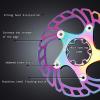 BUCKLOS IIIPRO 140mm 160mm 180mm 203mm Floating Bike Disc Brake Rotor with 6 Bolts, Mountain Bike MTB Stainless Steel Bicycle Disc Brakes Rotors for Road Bike/Ebike/BMX(Multicolour) view 3