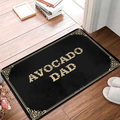Dsoluuing Entry Mats Outdoor Home Avocado Dad Doormat Outside Rugs for Front Door Fall Outdoor Rug (Color : Colour, Size : 50X80CM)