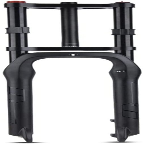 ZECHAO 26" E-Bike Front Fork,Mountain Disc Brake Beach Snow Fat Fork 1-1/8" Bike Air Fork Double Shoulder 160mm Travel for 4.0" Fat Tire QR Outdoor