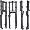 ZECHAO 26" E-Bike Front Fork,Mountain Disc Brake Beach Snow Fat Fork 1-1/8" Bike Air Fork Double Shoulder 160mm Travel for 4.0" Fat Tire QR Outdoor view 3