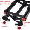 ZECHAO 26" E-Bike Front Fork,Mountain Disc Brake Beach Snow Fat Fork 1-1/8" Bike Air Fork Double Shoulder 160mm Travel for 4.0" Fat Tire QR Outdoor view 4