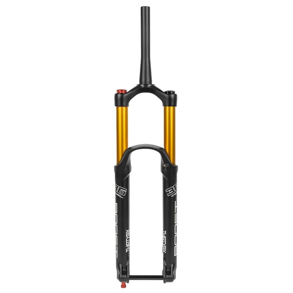 HIMALO Mountain Bike Suspension Fork 27.5 29 DH Air Fork Travel 180mm Rebound Adjustable Manual Lockout 1-1/2'' Tapered Fork Boost 15x110mm Thru Axle