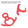 JEOZBM 50 Kn Figure 8 Descender, Figure 8 Belay Device, Belay Device W/Bent-Ears, Rappelling Devices for Rock Climbing Working Aloft, Etc view 2