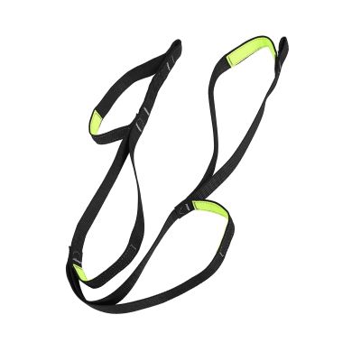 JEOZBM Climbing Aider, 4 Step Adjustable Ladder Climbing Strap Ladder, Lightweight Webbing Climbing Ascender Bearing Strap for Outdoor Mountaineering Rock Climbing Saving and Aerial Work