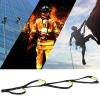 JEOZBM Climbing Aider, 4 Step Adjustable Ladder Climbing Strap Ladder, Lightweight Webbing Climbing Ascender Bearing Strap for Outdoor Mountaineering Rock Climbing Saving and Aerial Work view 4