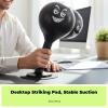 Aosekaa Desktop Punching Bag,Reflex Strain and Tension Toys Gag Gifts, Table Desk Boxing Punch Ball for Boxing Exercise Boss or Coworker Him, Black view 2