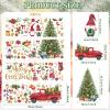 Cholemy 4 Sheets Christmas Wall Decal Stickers Decorations - Removable Indoor Home Decor for Room, Nursery, School, Restaurant, Cafe, Door, Window, Party (Tree) view 2