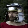 Roman Legionnaire Gallic Trooper Helmet Medieval Armor LARP view 3