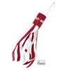 AGAS Small Alabama University Built by Bama Windsock - 30"x 5.5" inch| Durable 200 Denier Nylon | Team-Coloured Alternate 6 Stripes | Easy Hanging Clip