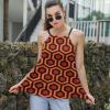 Shining Carpet Pattern Women's Tank Tops Sleeveless Shirt Blouses Casual T-Shirt Vest Tops XL view 3