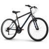 Huffy Stone Mountain Mens 26 Inch Mountain Bike, Matte Black Frame, 21-Speed Shimano Twist Shifting, Front Suspension, Comfort Saddle | 20"/24"/26" Sizes, 6-21 Speeds, Dual Suspension Available | view 1