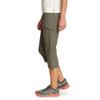 Eddie Bauer Women's Fixed Waist Active Performance Rainier Capri Pants, Sprig, 6 view 3