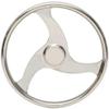 Boat Steering Wheel with Cap | 15 1/2 Inch Stainless Steel view 1