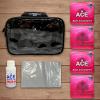 CornholeAce Ace Clusters | Pink | ACE Pro Bag Kit: 4 Pro Bags + Break-in Kit + Carry Case | Professional Cornhole Bags | Dual Sided Slick Stick All Weather view 2