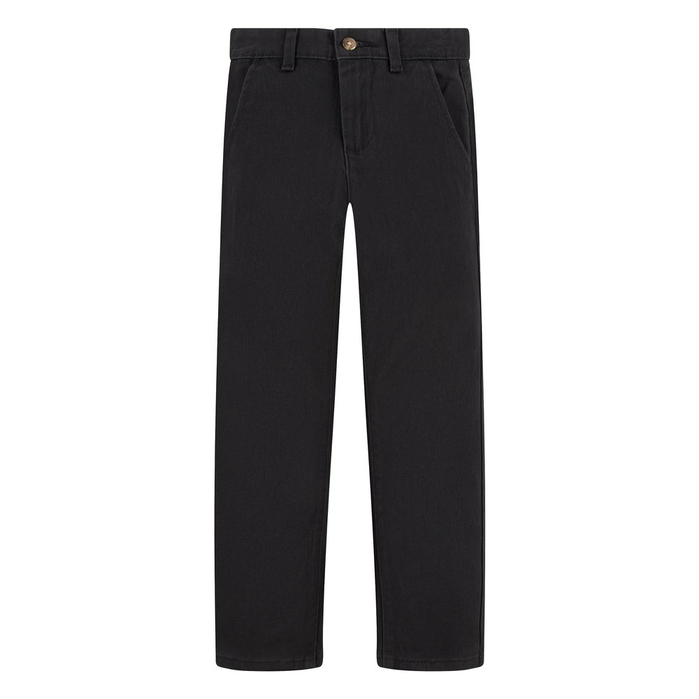 Levi Strauss Signature Gold Label Girls' Uniform Pant, Jet Black