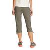 Eddie Bauer Women's Fixed Waist Active Performance Rainier Capri Pants, Sprig, 4 view 2