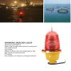 aqxreight Tower Adjustable Obstruction Lights Aviation Obstruction Light Super Bright Impact Resistant Aviation Obstruction Light for Marine Boat (AC110V Constant On) view 4