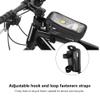 Atyhao Handlebar Bag Mountain Bike Holder Case Phone Case Purse for Bag Bagging Bike Bike (Black) view 2