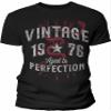 50th Birthday Gift Shirt for Men - Vintage 1976 Aged to Perfection - Arrows - F/Black-003-4X view 1