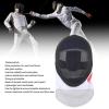Fencing Mask, Lightweight and Comfortable, Standard Mask, Metal Mesh with Thickened Bibs for Beginners, Professionals, Training and Competition view 2