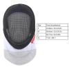 Fencing Mask, Lightweight and Comfortable, Standard Mask, Metal Mesh with Thickened Bibs for Beginners, Professionals, Training and Competition view 3