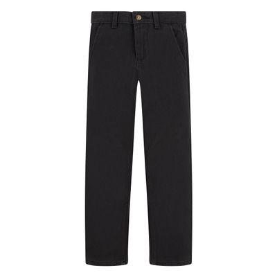 Levi Strauss Signature Gold Label Girls' Uniform Pant, Jet Black