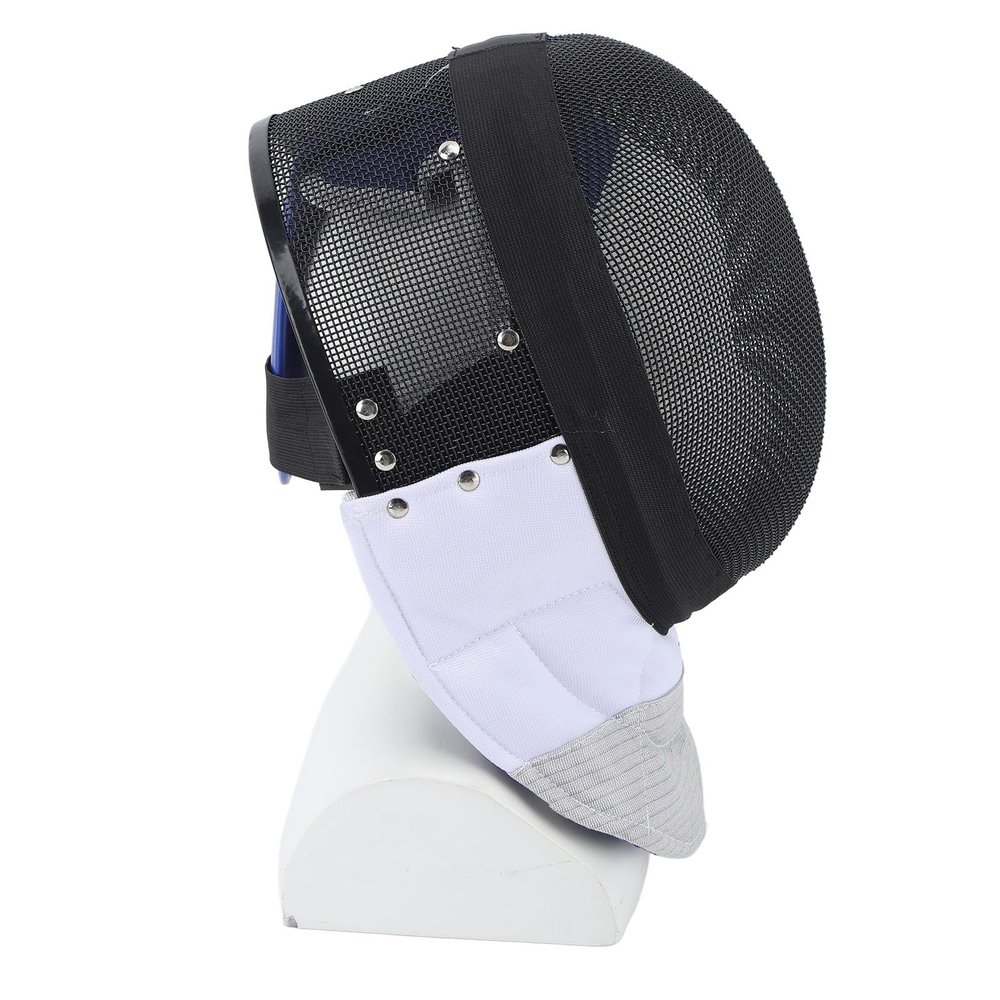 Fencing Mask, Lightweight and Comfortable, Sport Mask, Thickened Bibs with Metal Mesh Lining for Competitive Training, Club Practice, and Amateur Fencing Events