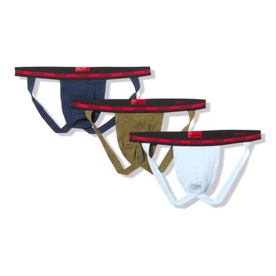 HUGO Planet Three Pack Jock Strap