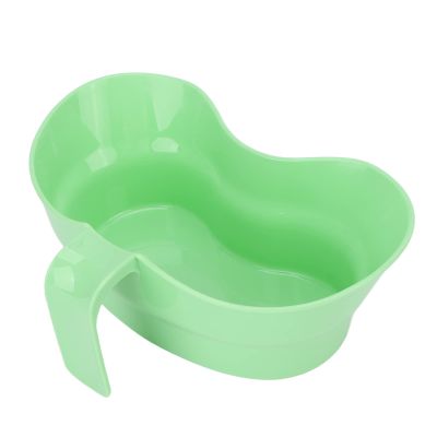 Asixxsix Emesis Basin, Plastic Vomit Basin Cup with Hanging Handle Design Large Diameter Spit Lightweight Recycling Oral Care Brush Teeth Plastic Emesis Basins for Elderly Bedridden Patient