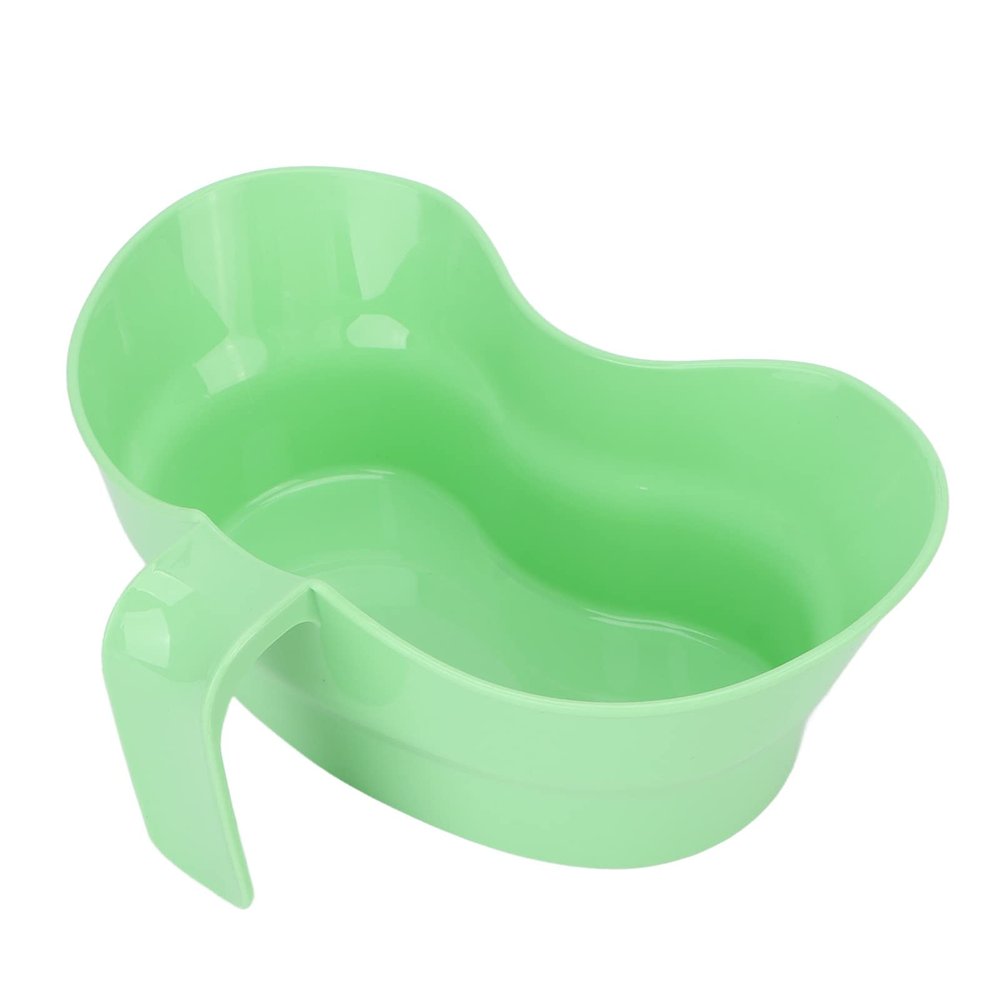 Asixxsix Emesis Basin, Plastic Vomit Basin Cup with Hanging Handle Design Large Diameter Spit Lightweight Recycling Oral Care Brush Teeth Plastic Emesis Basins for Elderly Bedridden Patient