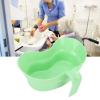 Asixxsix Emesis Basin, Plastic Vomit Basin Cup with Hanging Handle Design Large Diameter Spit Lightweight Recycling Oral Care Brush Teeth Plastic Emesis Basins for Elderly Bedridden Patient view 4
