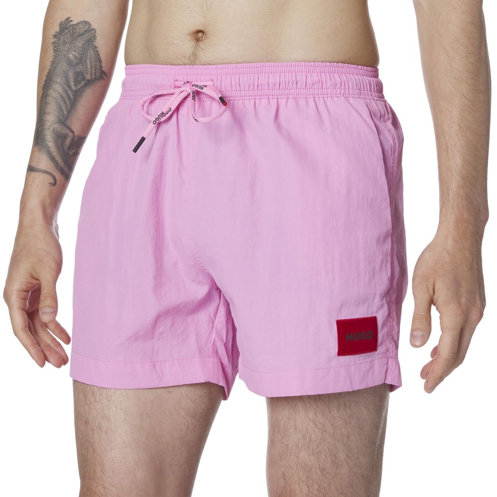 HUGO Square Logo Swim Trunk
