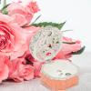 Innovative Metal Electroplating Enamel Jewelry Box with Rhinestones, Small Trinket Box for Ring Earring Jewelry view 3