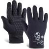 TrailHeads Womens Running Gloves - Touchscreen Gloves - Running Accessories for Women Winter - Hiking, Biking, Sports - Black (x-Small) view 1