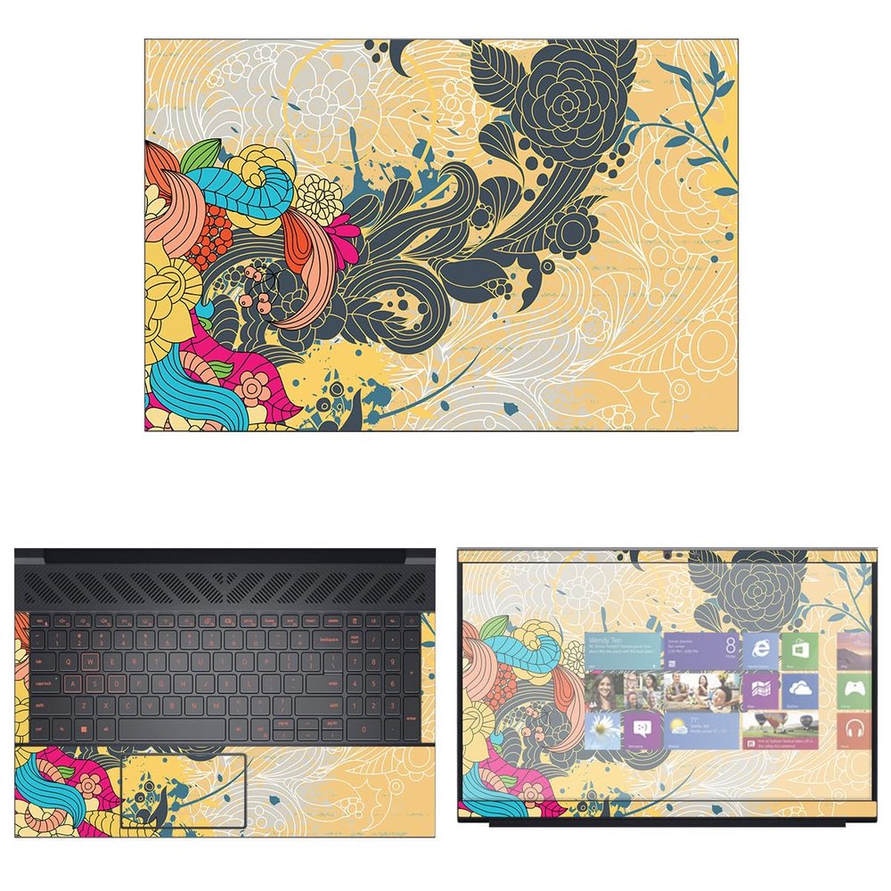 Decalrus - Protective Decal Sticker for The Dell G15 G5530 (15.6" Screen) case Cover wrap DEg15_G5530-154