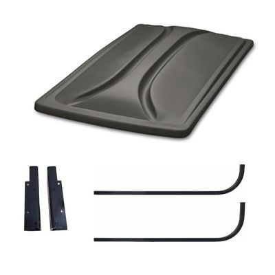 3G Universal 80" Graphite Extended Roof Kit for Club Car Precedent Golf Carts 2004+