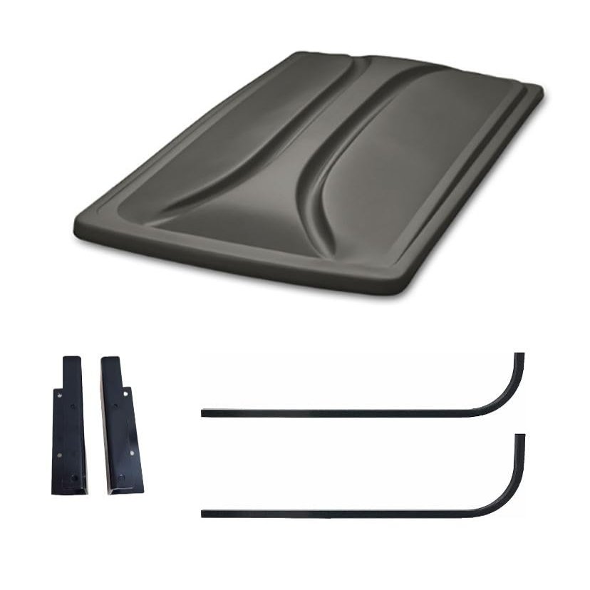 3G Universal 80" Graphite Extended Roof Kit for Club Car Precedent Golf Carts 2004+