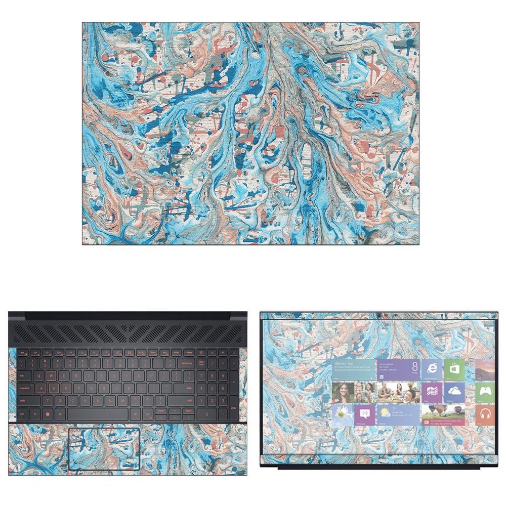Decalrus - Protective Decal Sticker for The Dell G15 G5530 (15.6" Screen) case Cover wrap DEg15_G5530-243